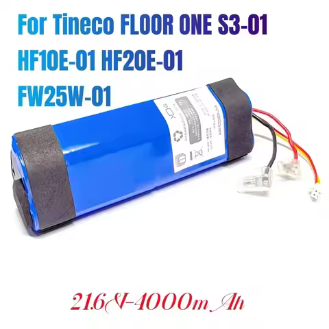 100%Original 4000mAh For Tineco FLOOR ONE 1.0 FW25M-01 FW25W-01 FW09010ECN HF10E-01 HF20E-01 S3-01 V