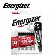 4PCS GENUINE Energizer Max AAA Alkaline Battery 1.5V - E92BP-4