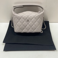 Chanel 香奈兒 紫粉色飯盒包 hobo