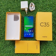 Handphone realme c35 4/128gb second