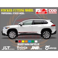 Corolla Cross car stickers, toyota Corolla Cross car stickers, cool cirolla Cross car stickers