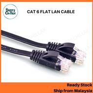 LAN Cable CAT6 Ethernet RJ45 Internet Network Cabling Patch Cord (Flat Cable)