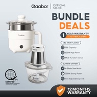 Gaabor Mini Rice Cooker Multi Cooker 1.8L And Electric Kettle 2L / Meat Grinder 2L