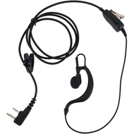 G Shape 2 Pin Walkie Talkie Earpiece Headset Compatible with Baofeng UV-5R Retevis H-777 RT21 RT22 A