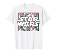 Star Wars May The Force Be With You Floral Box Logo T-Shirt