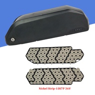 Ebike Battery Box Polly DP6 for 70pcs 18650 lithium battery pack 36V/48V/52V with BMS nickel strip e