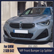 For Bmw G42 M Performance Style Front Bumper Splitter Lip Spoiler Diffuser 218i 220i 220d 230i M240i