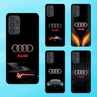 Samsung A73 Black Bezel Phone Case Audi Car Brand