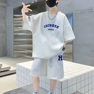 COD 2026 Hot-Selling Men's Set Summer Casual All-Match Youth Sports Ice Silk Short-Sleeved t-Shirt F