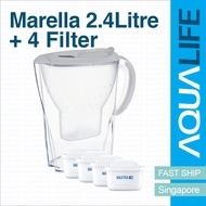 Brita Marella Filter Jug 2.4L + 4 Filters