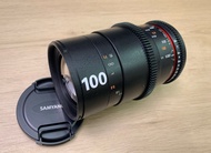 Samyang 100mm T3.1 MACRO Cine Lens 微距電影鏡頭 Canon EF Mount