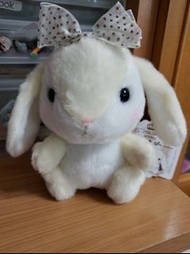 Amuse Loppy rabbit 兔 全新 17cm高  Pote Usa Loppy 冒險樂園 夾公仔