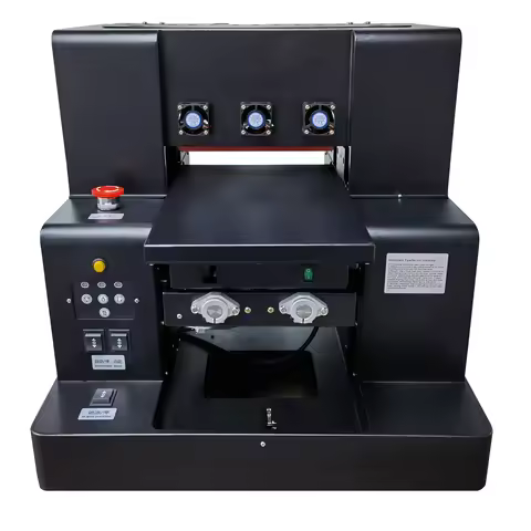 SIHAO A4 UV Flatbed Printer Automatic Sticker Label Machine Christmas Phone Case/Metal Bottle Printi