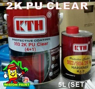 ( 5L ) KTH EPOXY PAINT 903 2K PU CLEAR ( 4+1 ) METAL &amp; FLOOR