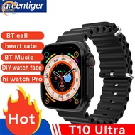 【IS】 T10 Ultra Smart Watch 2.09" Full Touch Fitness Smartwatch Heart Rate Blood Pressure Sleep Monitor Waterproof Watch