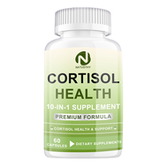 Cortisol 10-in-1 Supplement Capsule for Restful Sleep Stress Mood Balance Cognitive Enhancement