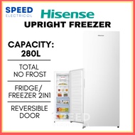 [SABAH ONLY] HISENSE UPRIGHT FREEZER 280L FV280N4AWNP TOTAL NO FROST 冷冻柜 冰柜 站立式冷冻柜 FREEZER BERDIRI S