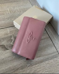 全新 Vivienne Westwood 粉紅色中長銀包