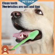 Sp 360-degree Pet Toothbrush Anti-slip Pet Toothbrush Bamboo Shape Pet Toothbrush for Dogs and Cats 