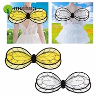 MEIHUAA Fairy Wings, Black Yellow Lightweight Bee Wings, Fairy Costume Bee Costume Wings Stage Perfo