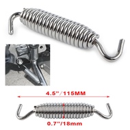 4.5"; 11.5CM Chrome Kickstand Jiffy Spring Stand For Harley Davidson Touring Softail 2007-2017 Motor