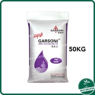 GARSONI NPK 15-5-26+9S+TE 50kg Potassium SOP Based Compound Fertilizer Baja Sebatian Kalium Paksa Bu