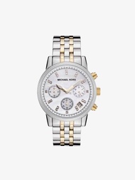 นาฬิกาข้อมือผู้หญิง Michael Kors Jet Set Mother of Pearl Dial Silver, Gold MK5057