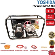 YOSHIDA YS45M|YS45E Power Sprayer |Plunger Pump 3HP MOTOR|6.5HP ENGINE (Car Wash)