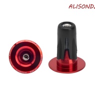 ALISONDZ 1 Pair Bike Handlebar End Plugs Cover Cap Lock Foldable Bicycle Handlebar Caps Locking Caps Bike Grips Cycling Accessories Bike Bar End Plugs