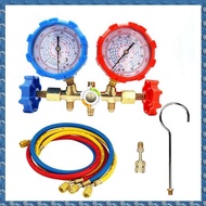 (WUSG) R410A 3 Way AC Diagnostic Manifold Gauge Set Replacement Accessories Fit for Freon Charging F