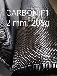 เกรดA ผ้าคาร์บอน​แท้​  ลาย1  ผ้าคาบอน plain weave เคฟล่า สีดำ 3k  , 205​ กรัม​carbon cloth toray​ yarn.black kevlar กว้าง​ 50 ซม​ ยาว​ 100  ซม​