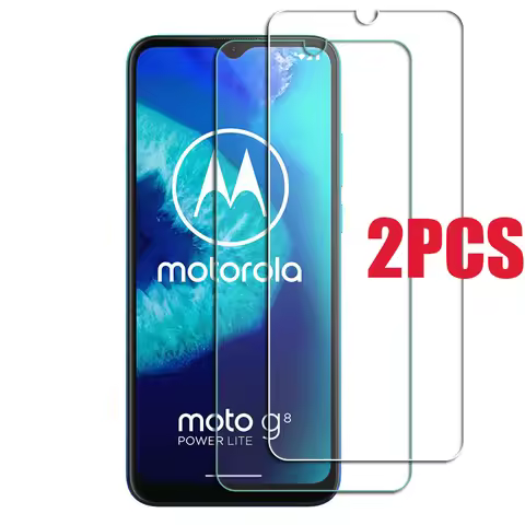 2PCS FOR Motorola Moto G8 Power Lite Plus Tempered Glass Protective e6s E6 Play One Action Macro Scr