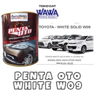 Duco paint pu penta oto super white Toyota avanza White W09
