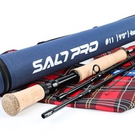 Maxcatch Saltpro Saltwater Fly Rod for Ocean Fishing - 9ft, 8/9/10wt (4-Piece, Sea Blue)
