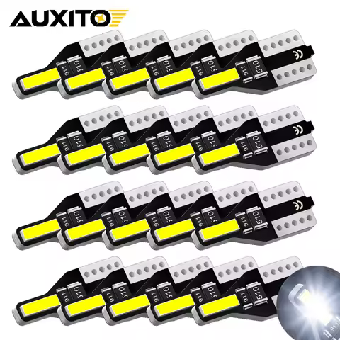 20/10/2Pcs W5W T10 Led Bulbs Car Interior Light for Peugeot 207  Mazda 2 3 6 CX5 CX3 Golf 4 5 6 7 Vo