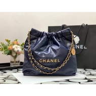 CHANEL22 Garbage Bag 22bag Blue XL
