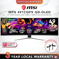 [FAST SHIP] MSI MPG 491CQPX QD-OLED | 49" DQHD | 0.03ms (GtG) | 240Hz | 1800R Curved Gaming Monitor