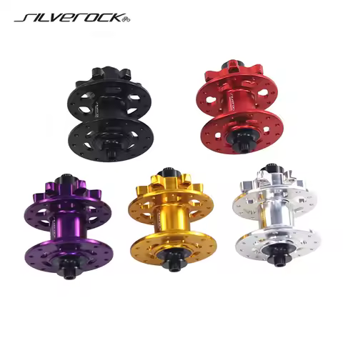 SILVEROCK Bike Disc Brake Hub Front 74mm X 9mm 24H Sealed 2 Bearing Kids Folding Bike Hubs for JAVA 