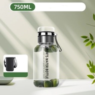2L Large Capacity Glass Water Bottle Transparent Milk Juice Cup Outdoor Portable Leakproof Drinkware