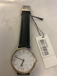 全新 正貨 agnès b.  Agnes b women watch 女裝 皮帶手錶 30mm（精工 seiko ）