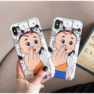 可爱动漫iPhoneXR手机壳XSMax/X全包苹果7plus/8plus磨砂硬壳