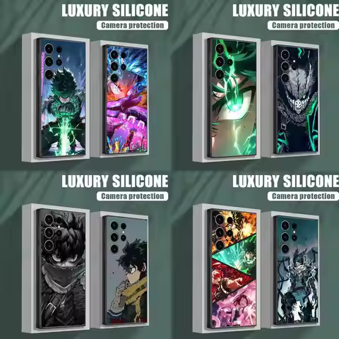 My H-Hero Academia D-Deku Phone Case For Samsung S25,S24,S23,S22,S21,S20,S10,Ultra,Plus,Lite,FE,Soft