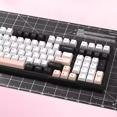 KBDiy 176Keys Cherry Profile PBT GMK Olivia Keycap Custom Set Double Shot Keycaps for Mechanical Key