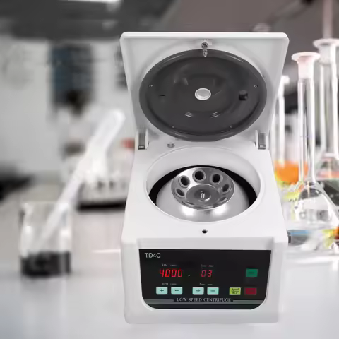 TD4C Desktop Centrifuge Machine 8*10/15ml 2200xg 4000r/min LCD Screen Laboratory Benchtop Centrifuge
