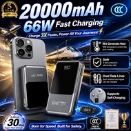 【3C Certification】Magnetic 3C Powerbank 66W Fast charging  10000mAh Wireless Powerbank Fast Charging