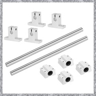 (TFAW) 2 Pcs 8mmx150mm Linear Motion Rail Shaft Slide Guide with 4 Pcs Bearings and 4 Pcs SK8 Rail S