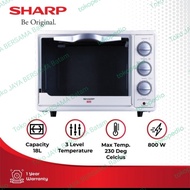 sharp eo-18bl electric oven 18 liter sharp oven listrik original