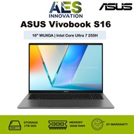 ASUS Vivobook S16 | S3607CA-RP002W | 16" FHD | Intel Ultra 7 255H | 16GB RAM | 1TB SSD | Win11 | 2Y 