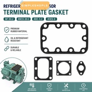 SIMPLESHOPLS 1Pcs Compressor Terminal Gasket, Precision Molded Plastic Refrigeration Compressor Term