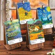 2026 Oil Painting Desk Calendar Art ins Style Creative Retro Weekly Calendar Art Gift Box Van Gogh F